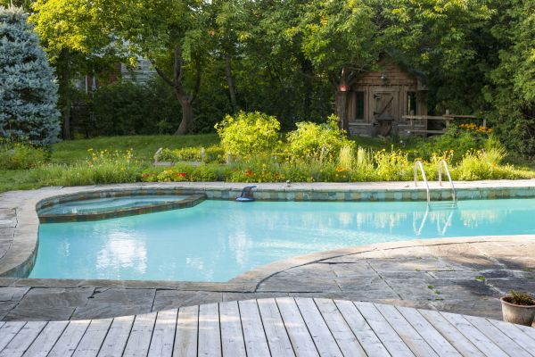 Semi Inground Pool Install